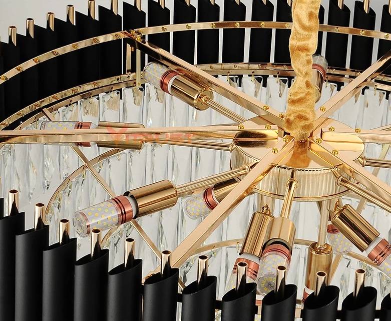 Candelabru Cristal BLACK PANTHER 950mm