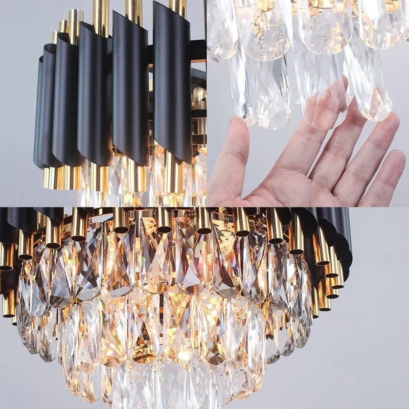 Candelabru Cristal BLACK PANTHER 500mm