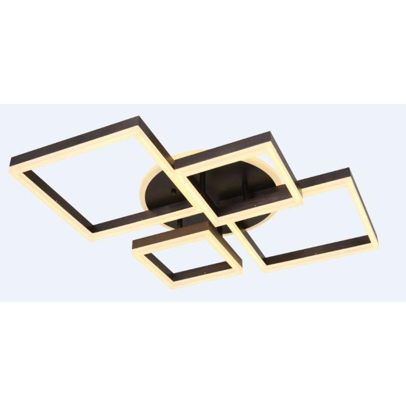 Lustra LED Modern Diamond Black Echivalent 800W Telecomanda