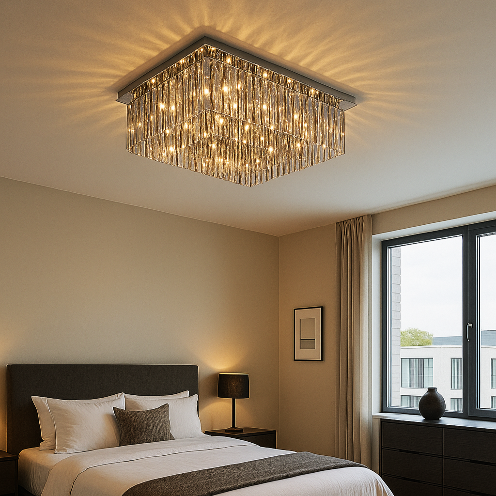 Candelabru Aplicat Cristal Dark Square Luxury Chandeliers Crystal