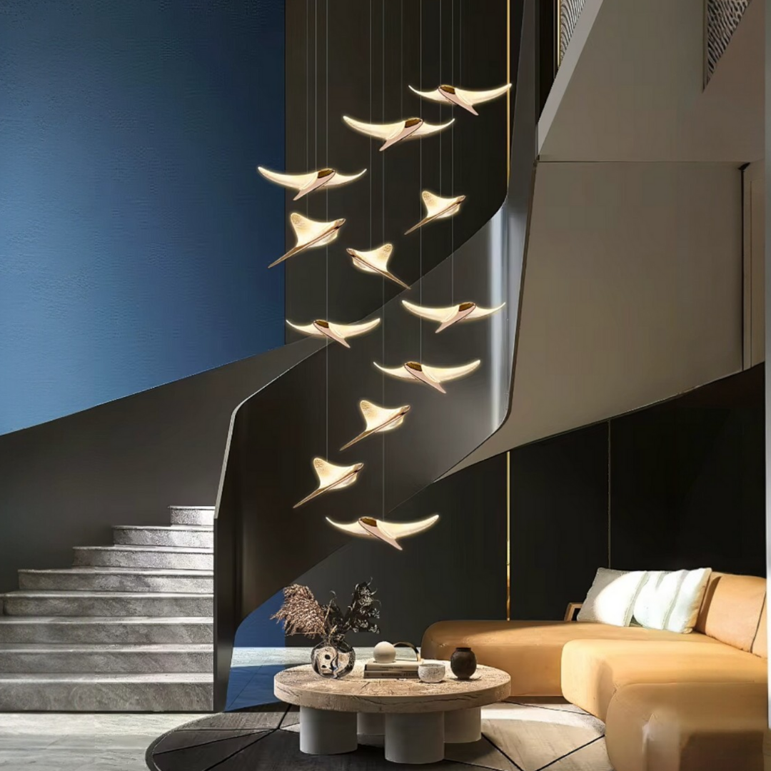 Lustra LED Luxury Golden Seagull