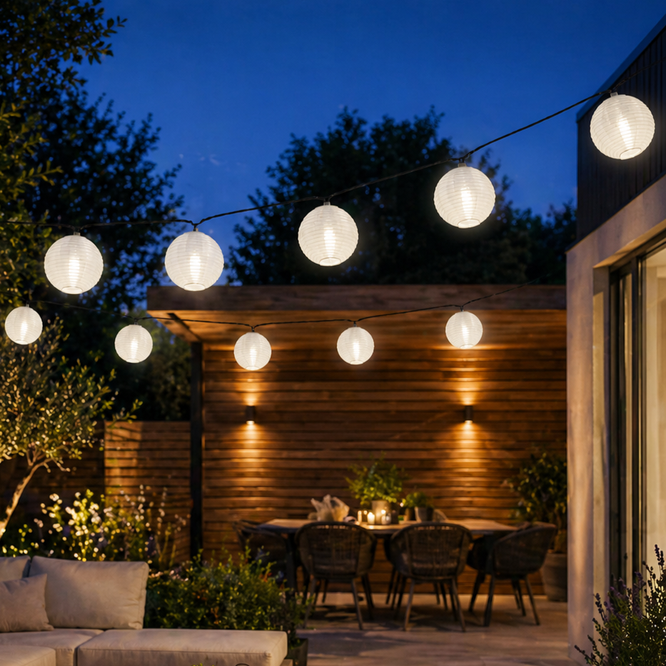 Ghirlanda Solara LED White SOLAR 4.30M 300mAh Premium