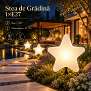 Stea Decorativa de Gradina Deco 50CM | 1xE27 | IP44