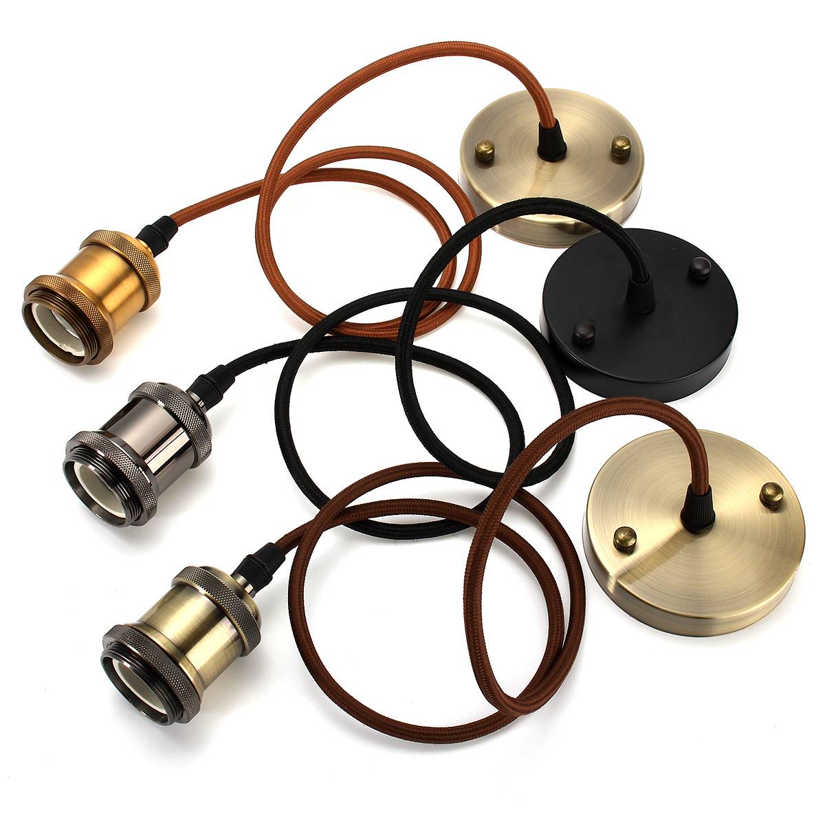 Pendul E27 Metalic Premium