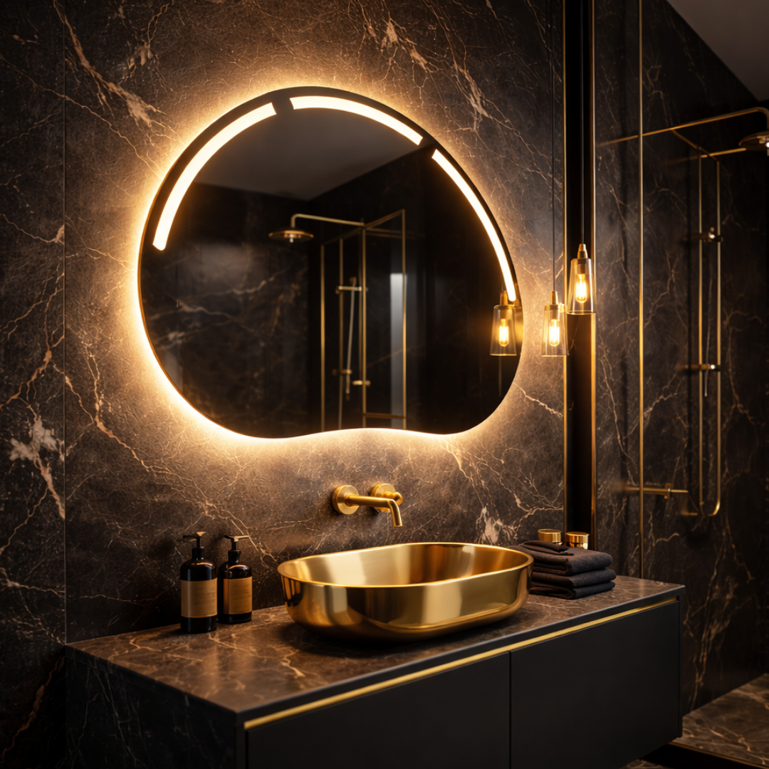 Oglinda LED FRAMELESS TOULOUSE 80x60CM 3 Lumini si Touch