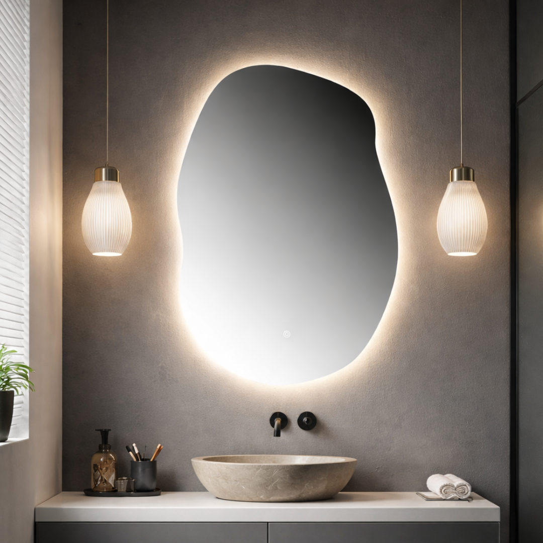 Oglinda LED FRAMELESS PARMA 60x90CM 3 Lumini si Touch