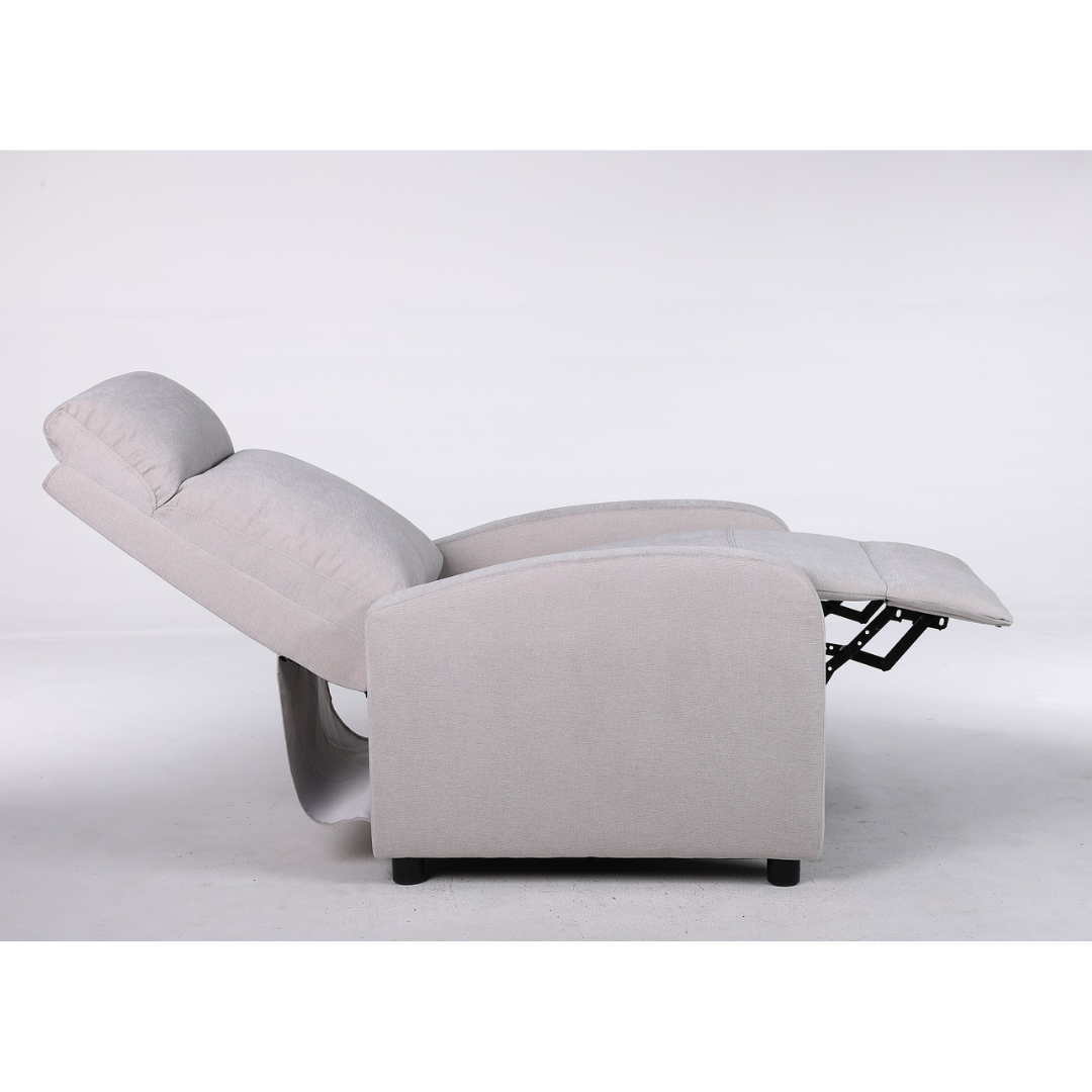 Fotoliu Recliner Stofa Gri