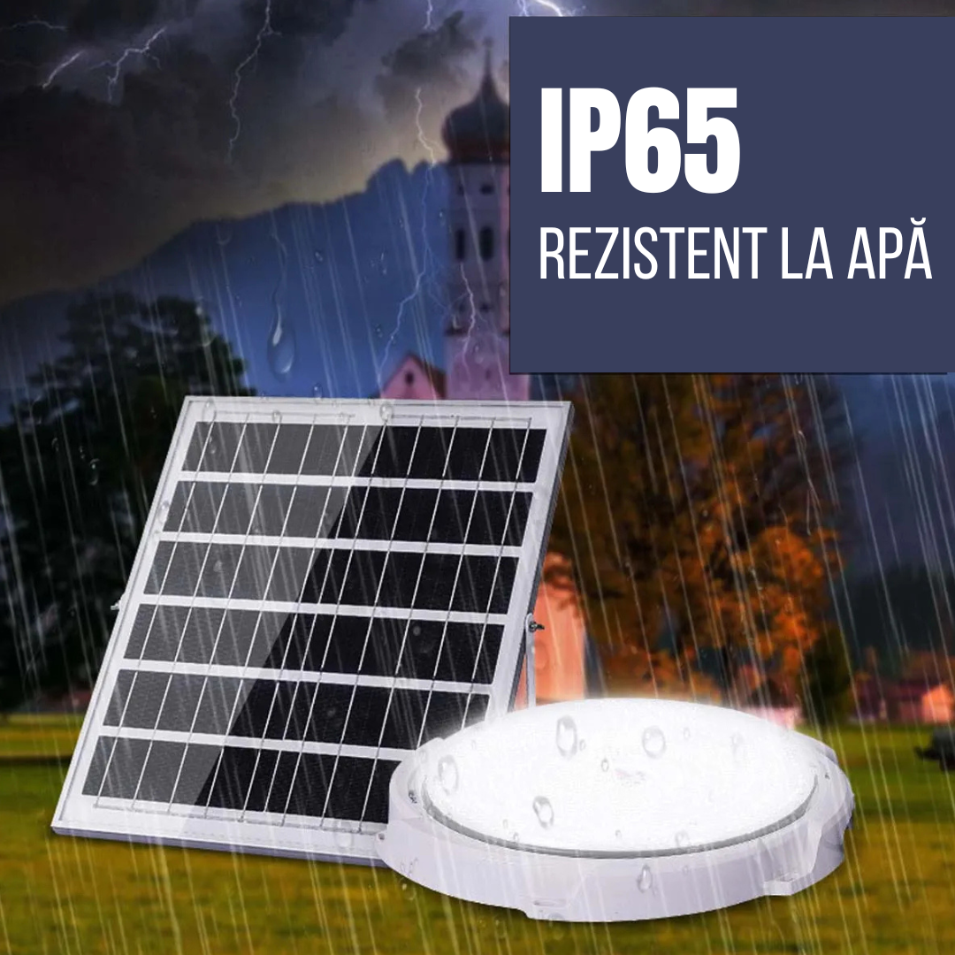 Aplica LED 60W cu Panou Solar si Telecomanda