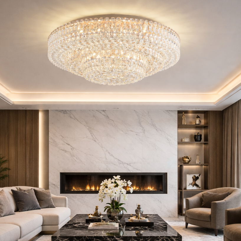 Candelabru Cristal FLYPO Premium Luxury Gold