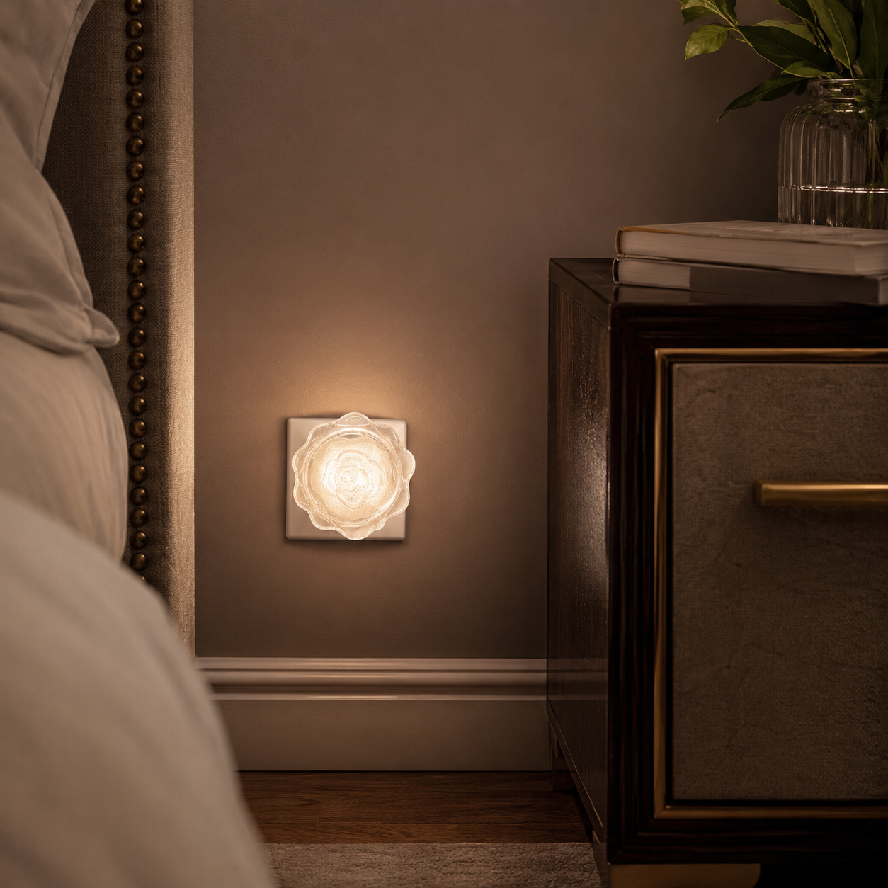 Lampa de veghe LED ROSE 0.4W