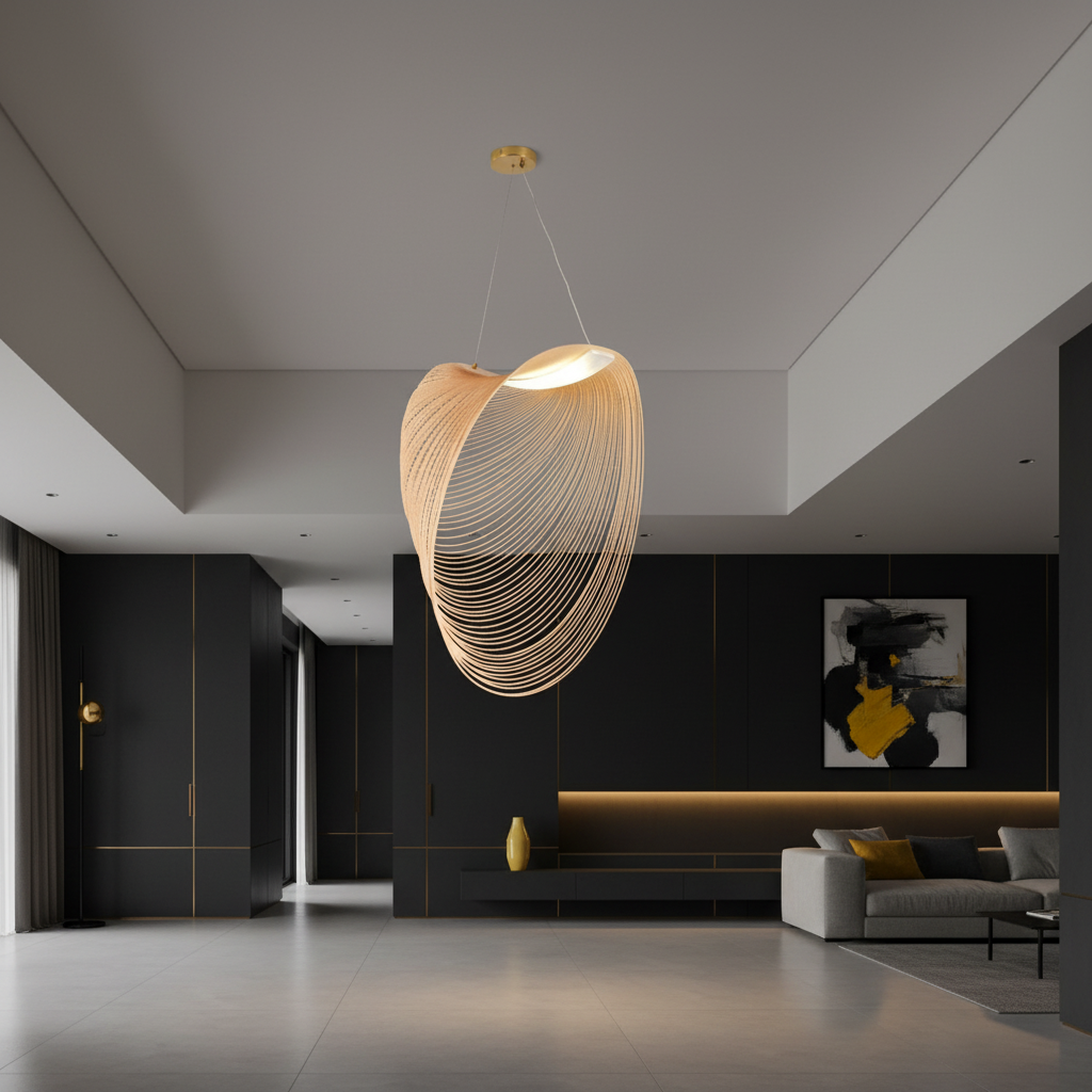 Lustra LED Suspendata RAFAEL Gold Echivalent 60W