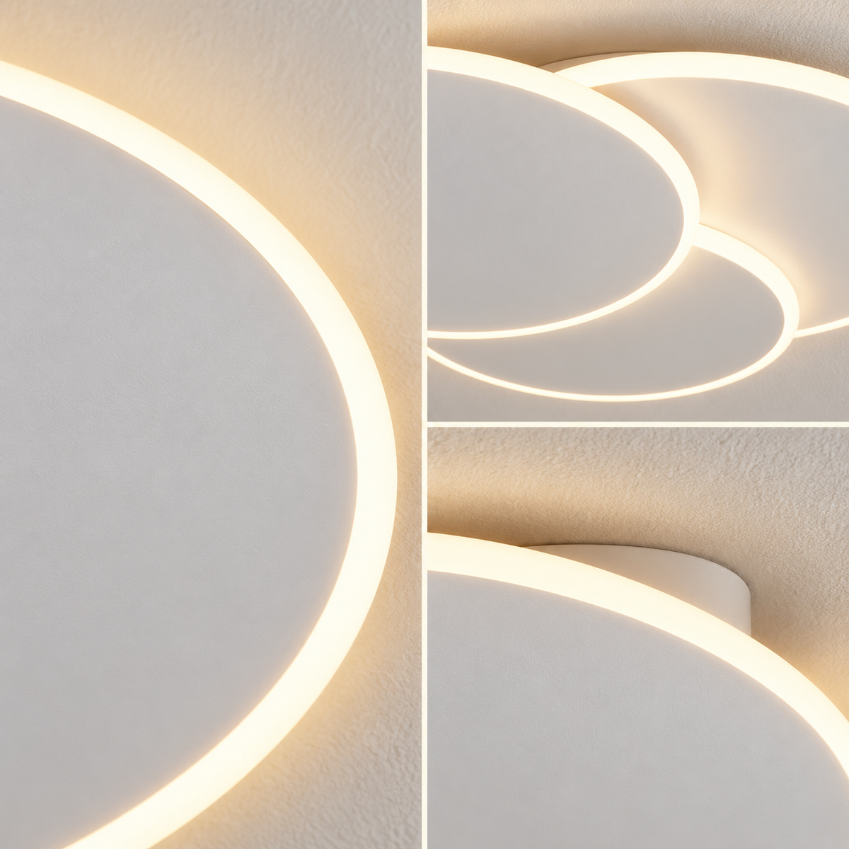 Aplica LED LOOPS Minimalist White Echivalent 200W