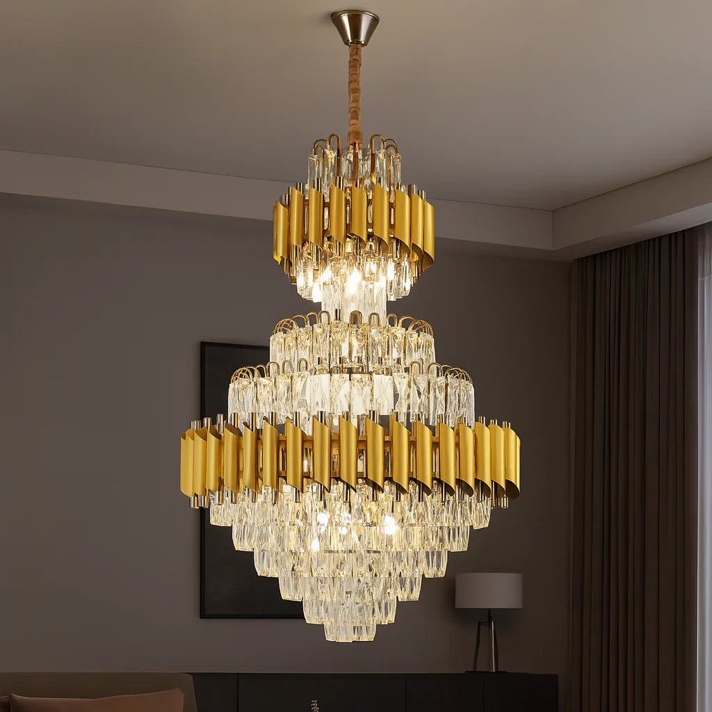 Candelabru Cristal Golden Panther GRANDE 800x1100mm