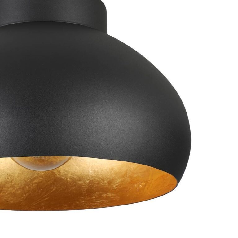 Lustra MOGANO 2 Black & Gold 28CM
