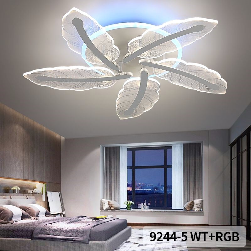 Lustra LED 94W PYU Feather RGB Telecomanda