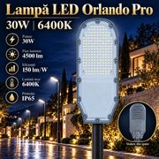 Lampa LED Orlando Pro Grey 30W | 4500lm | 6400K | IP65