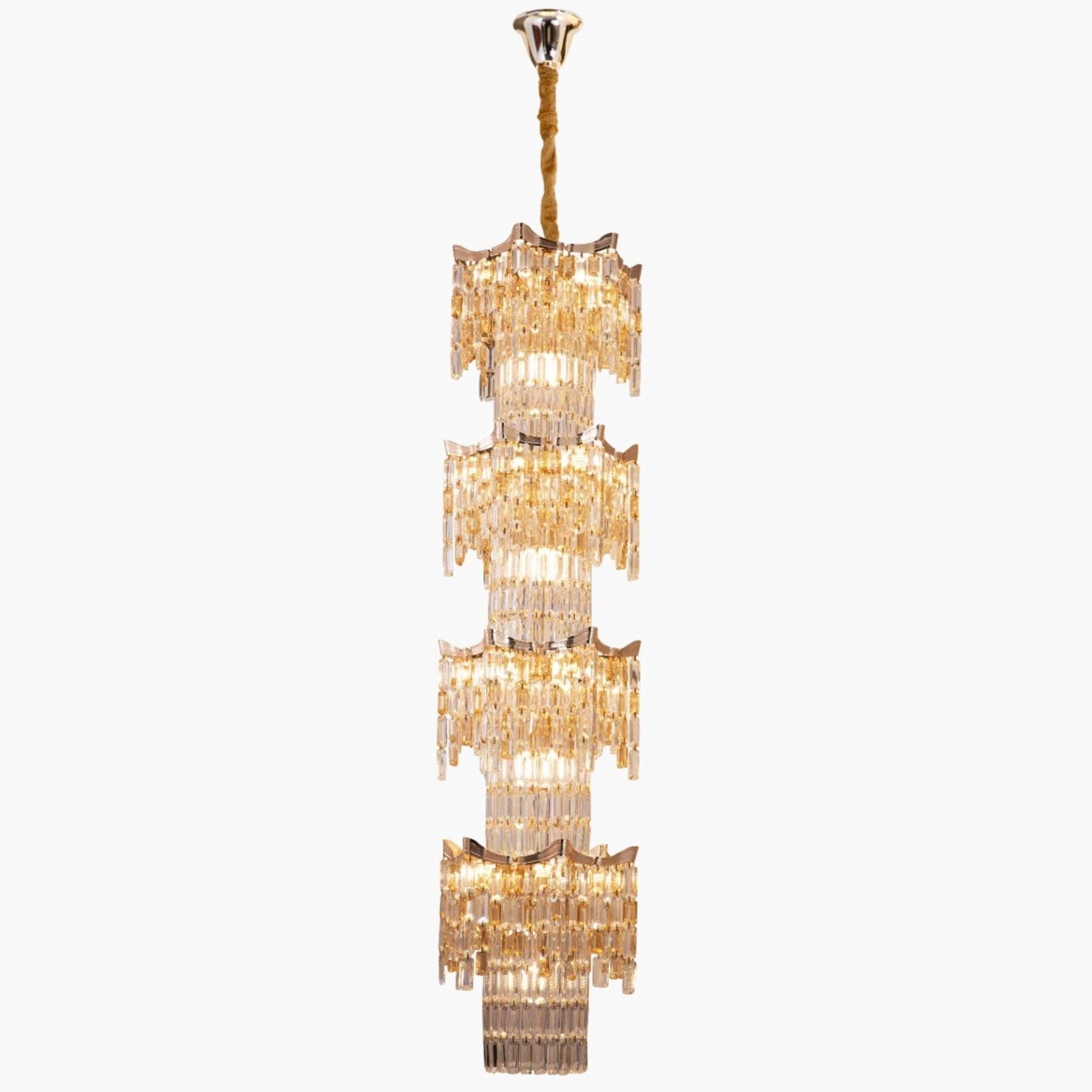 Candelabru Cristal LUXURY Golden 210cm -P7341