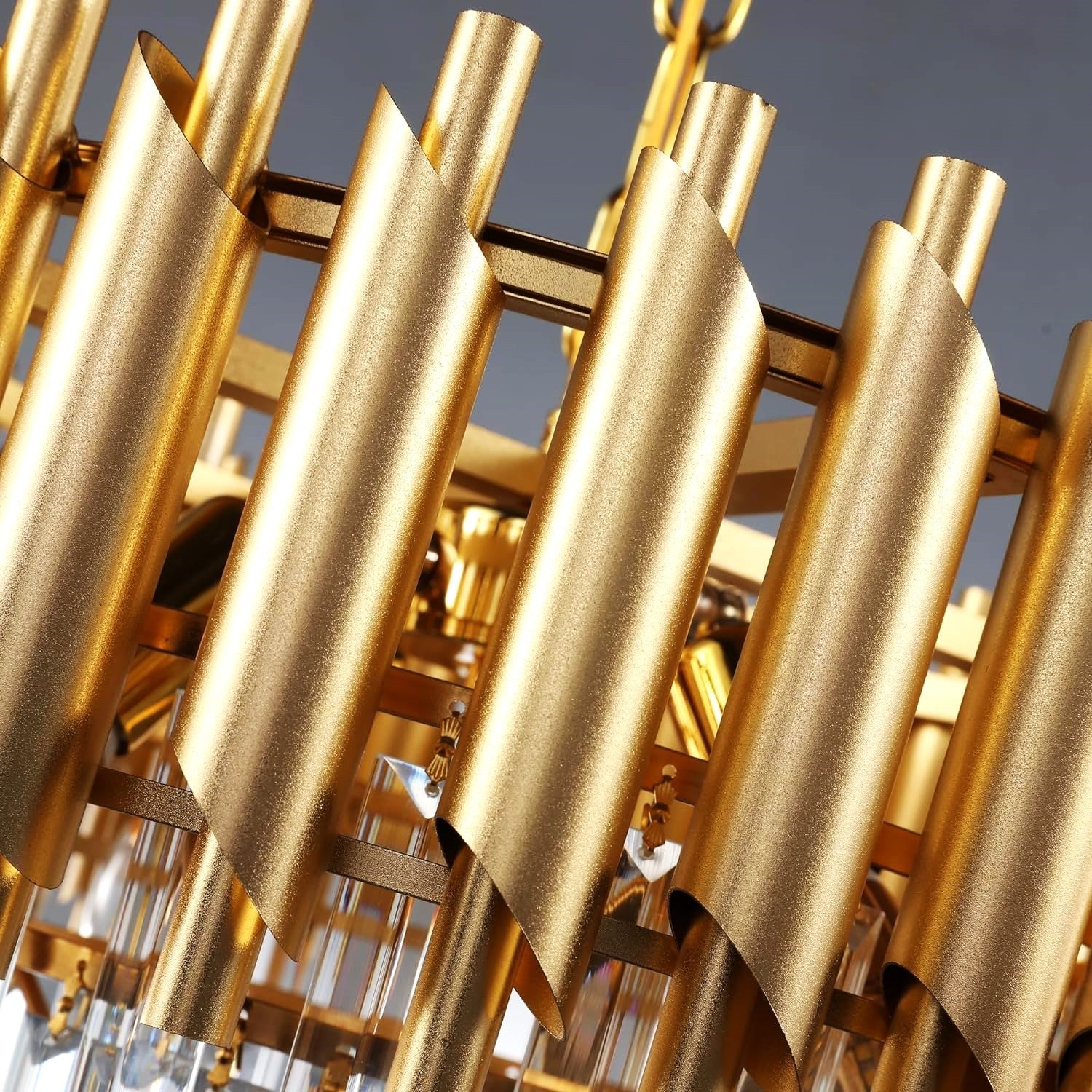 Candelabru Cristal Golden Panther 800mm