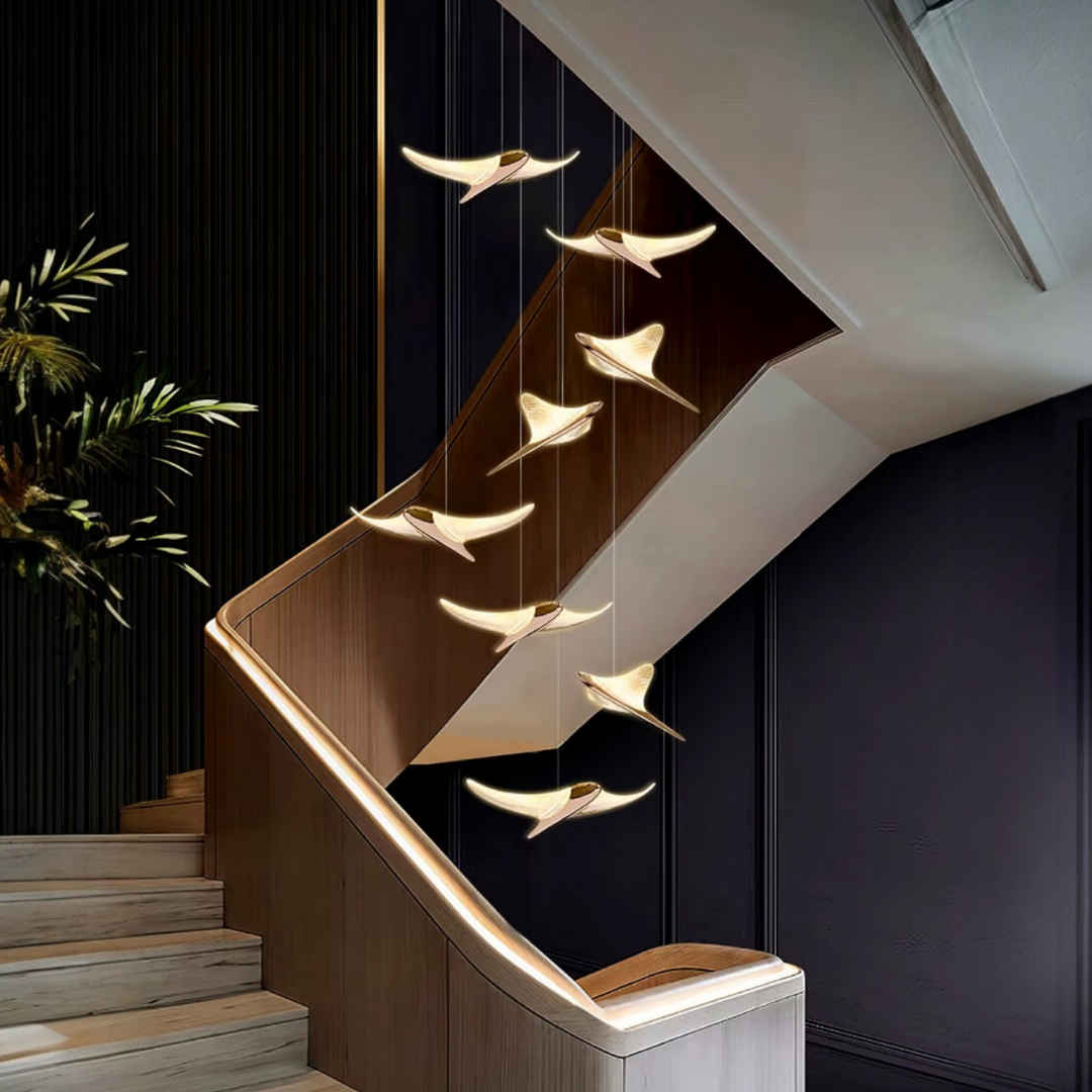 Lustra LED Luxury Golden Seagull