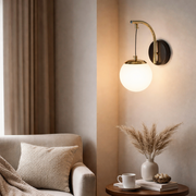 Aplica LED PICA Abajur Mat Black & Gold