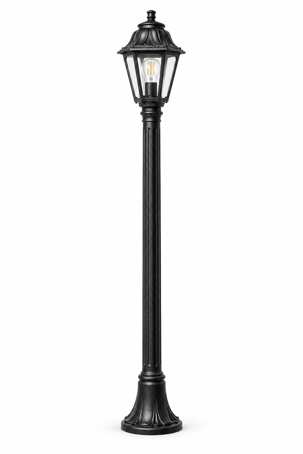 Stalp de Gradina 182CM ANNA Fumagalli Black 8.5W IP55 Echivalent 75W