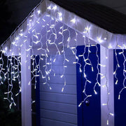 Instalatie LED Perdea Turturi FLASH 252 LED-uri 8x0.6m fir Alb Diverse Culori