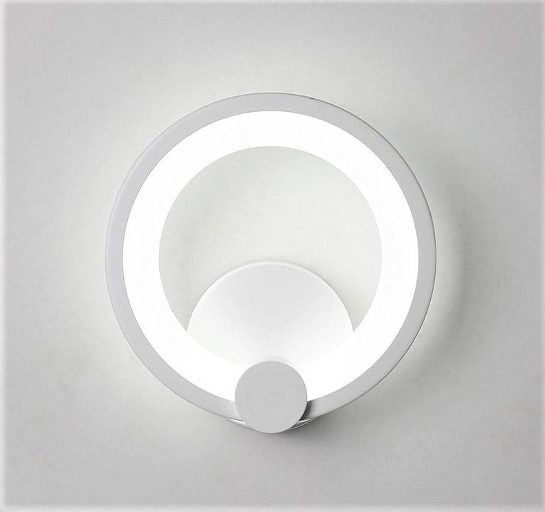 Aplica LED Round Alba cu 3 Lumini Echivalent 120W