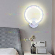 Aplica Led 16W Round Alba 3 Functii Echivalent 150W Wall Light Fixtures