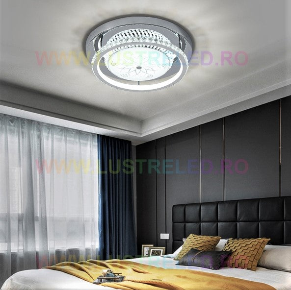 Lustra LED 60W ROYAL RIGS Silver Echivalent 300W