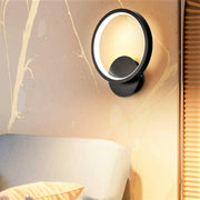 Aplica LED 28W ROUND Negru Slim 3 Functii