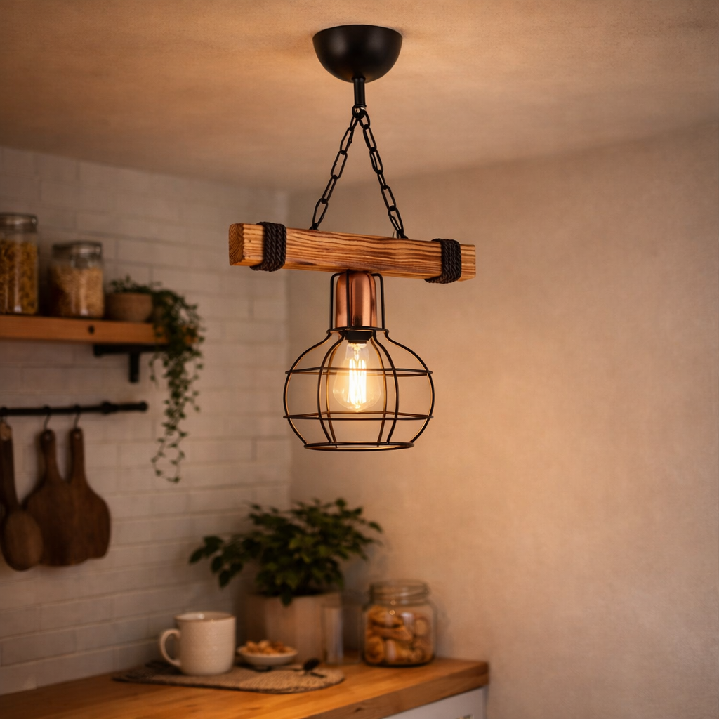 Lustra Vintage Mini ROVIM Black