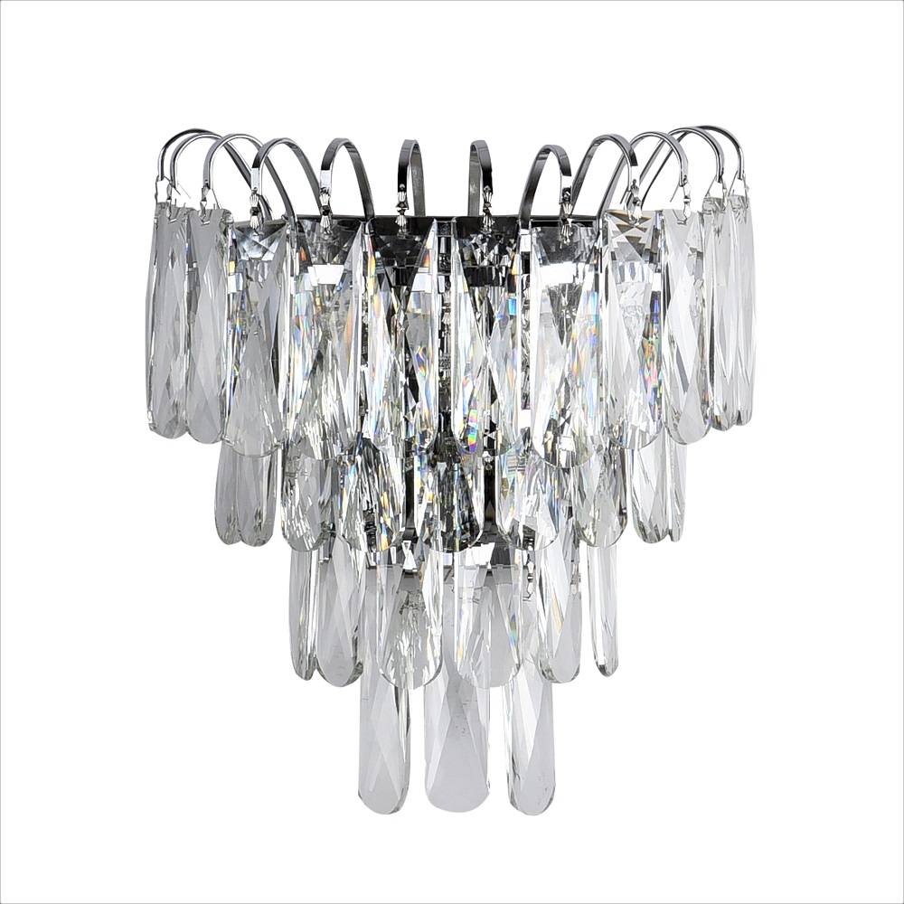 Aplica Perete Cristal MAY Argintie