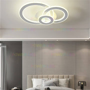 Lustra LED RINGS Alb 3 Functii Echivalent 300W