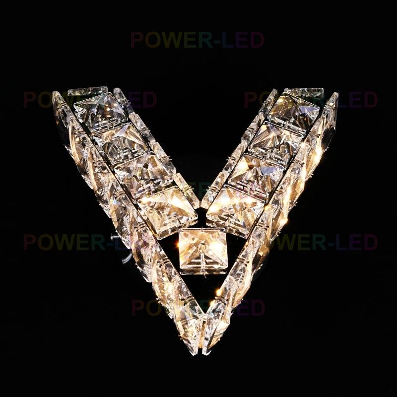 Aplica LED 12W Cristal V Shape