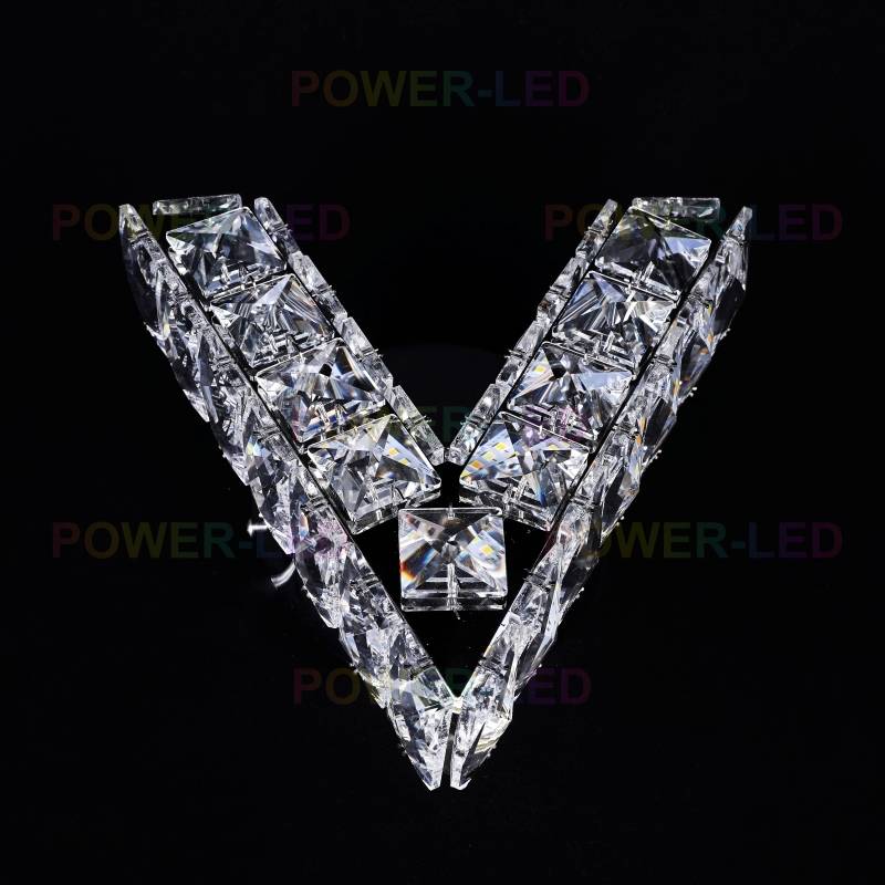 Aplica LED 12W Cristal V Shape