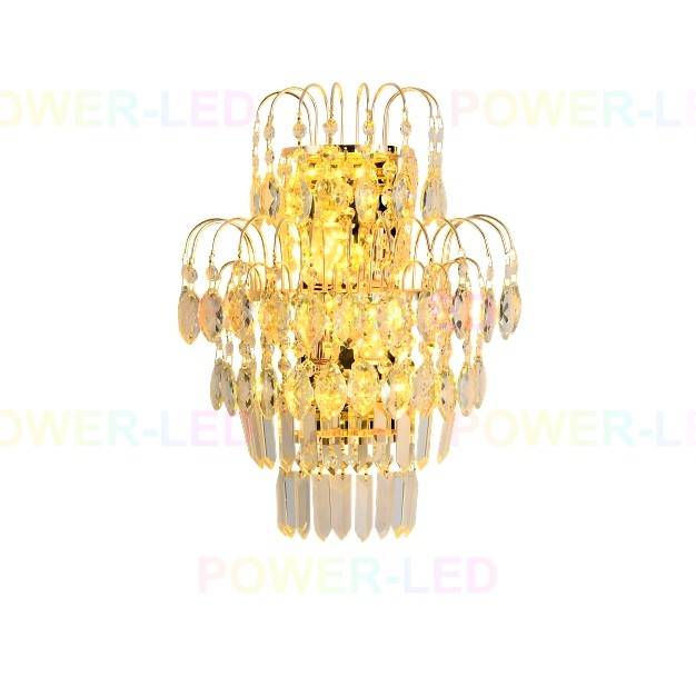 Aplica Perete Cristal APRIL Aurie