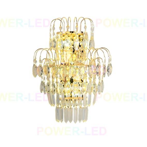 Aplica Perete Cristal APRIL Aurie