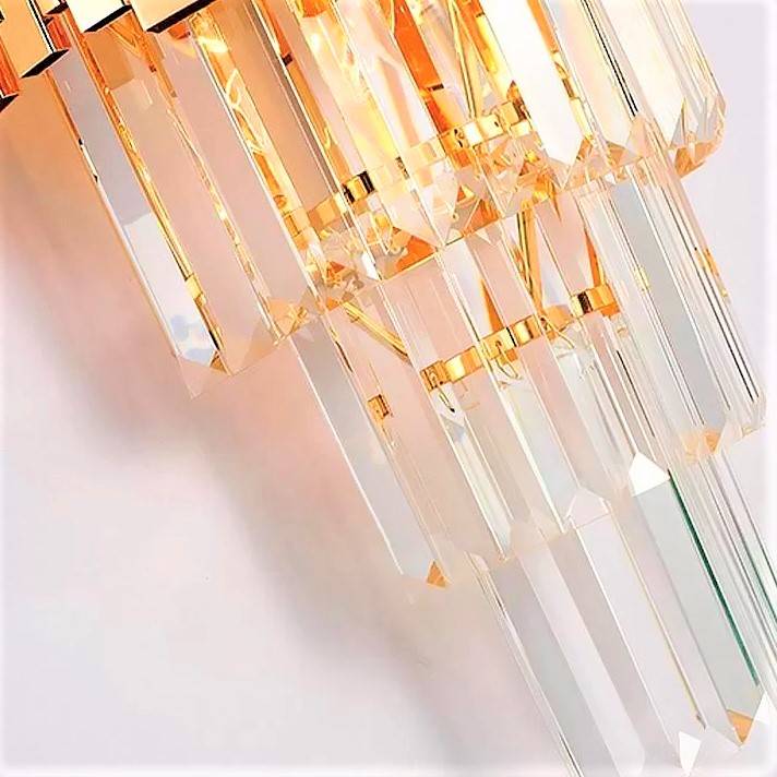 Aplica Perete Cristal Glory Aurie Wall Light Fixtures