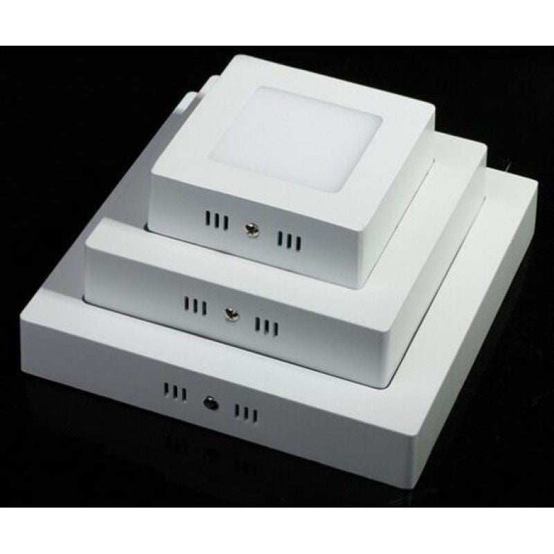 Spot LED 18W Patrat Alb / 205x205mm / Aplicat