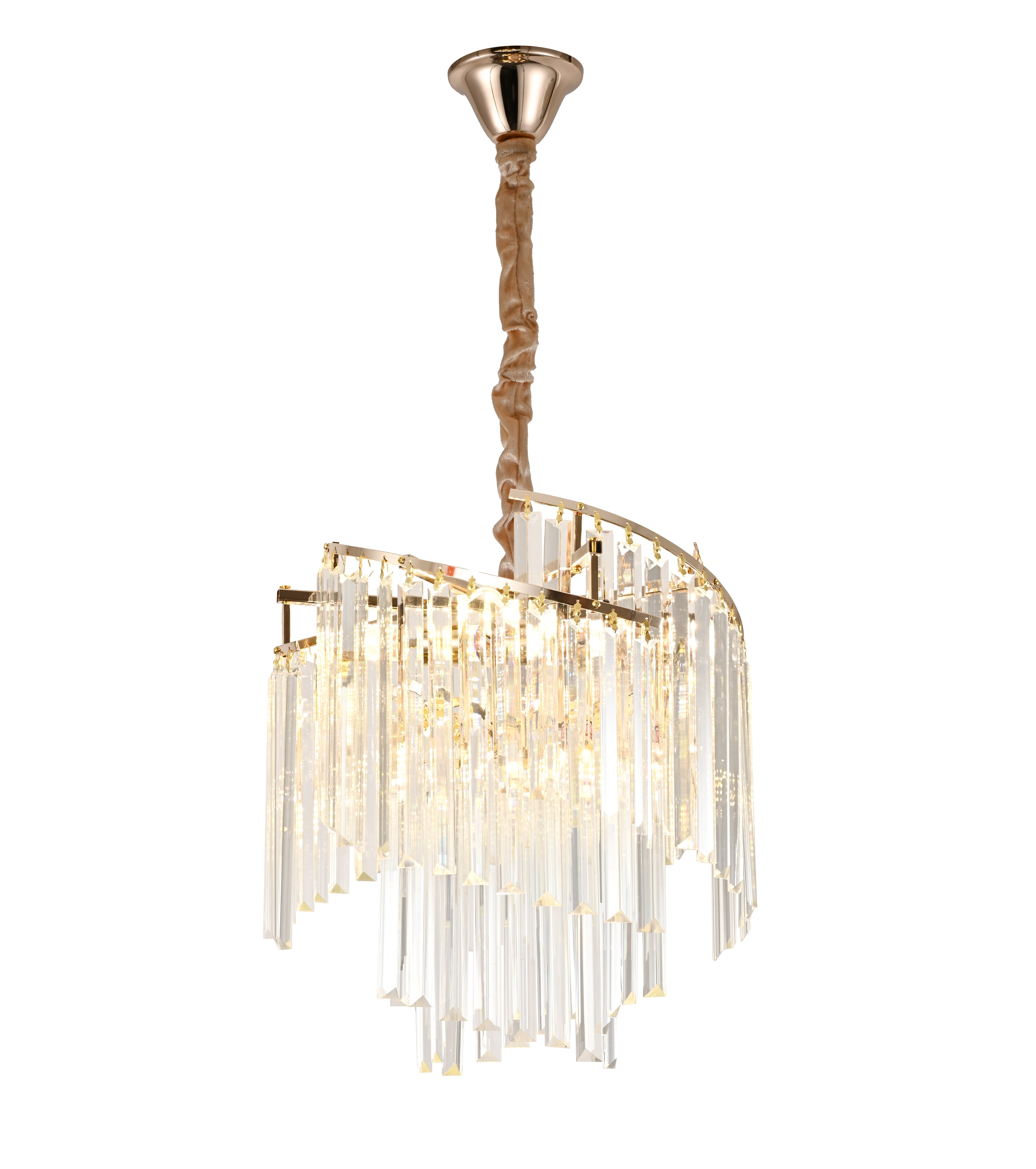 Candelabru Cristal Milano Gold
