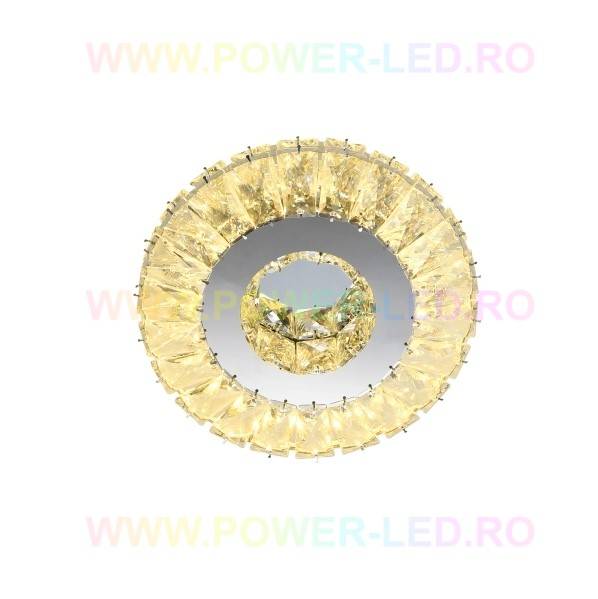 Aplica LED 56W Rotunda Cristal
