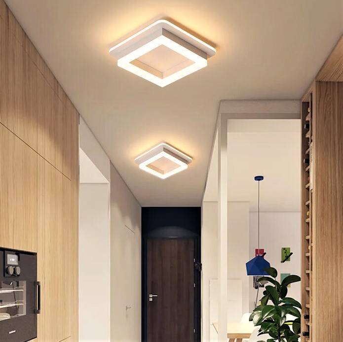 Lustra LED 64W QUADRATA Alba Echivalent 200W Resigilat R3