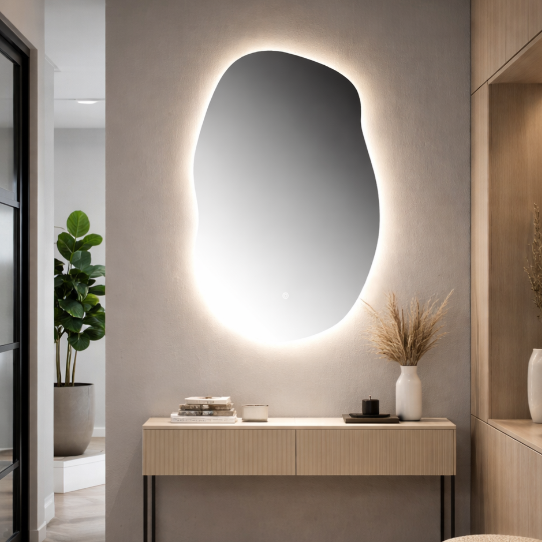 Oglinda LED FRAMELESS PARMA 60x90CM 3 Lumini si Touch