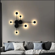 Aplica LED Modern Style-6 Negru Echivalent 200W