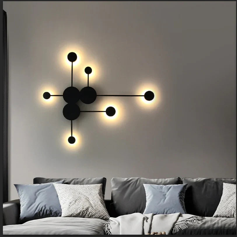 Aplica LED Modern Style-6 Negru Echivalent 200W