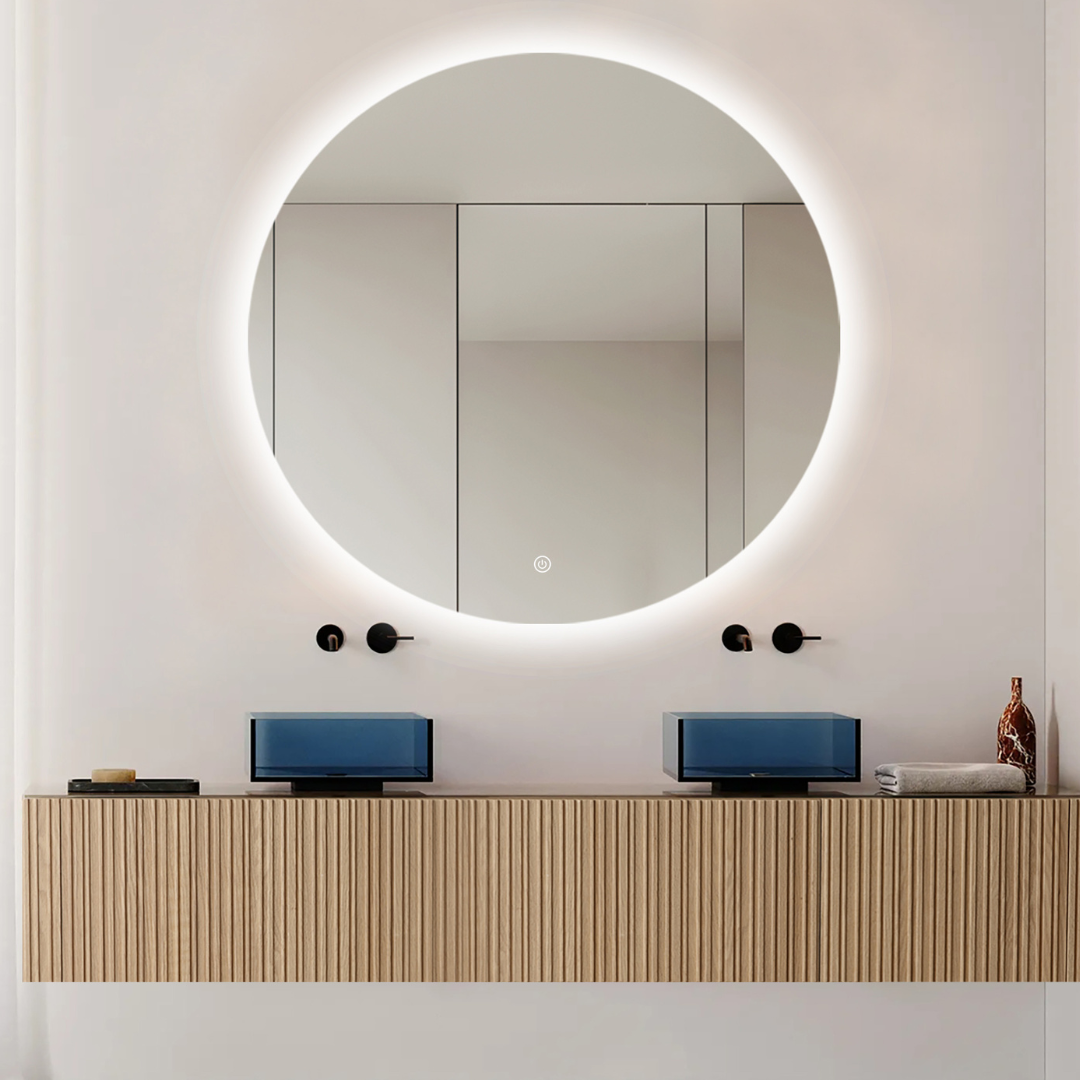 Oglinda LED FRAMELESS TOLEDO 3 Lumini si Touch