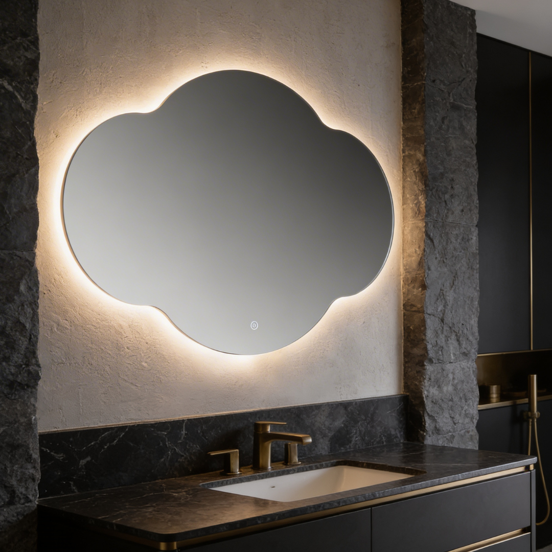 Oglinda LED FRAMELESS SELENE 80x60CM 3 Lumini si Touch