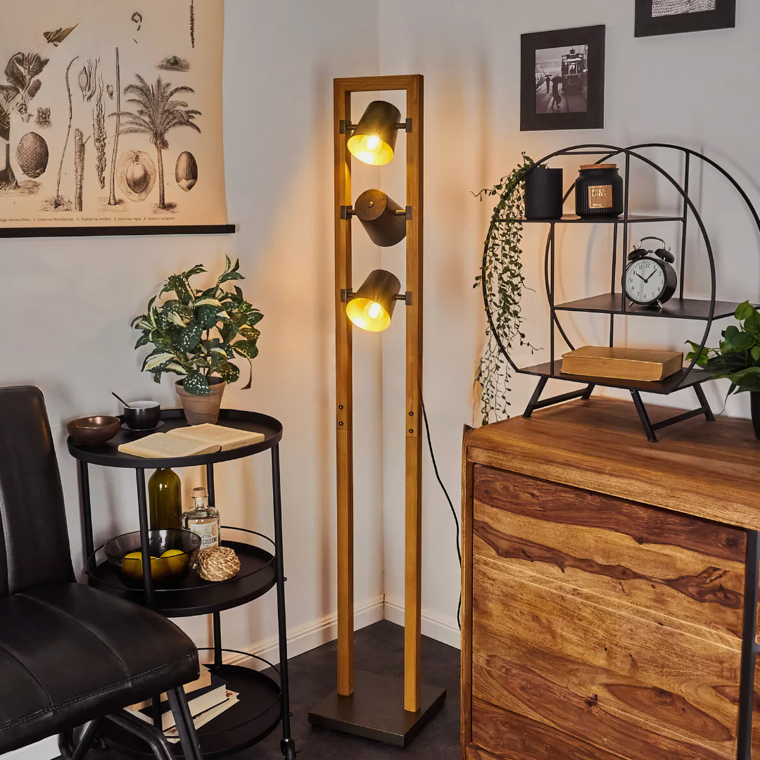 Lampadar BELL 150cm Lemn Design