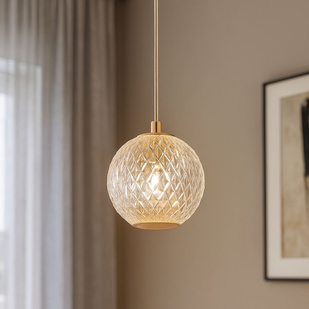 Pendul Abajur Cebolla Gold