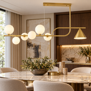 Lustra Abajur Dining GOLD DX1022-7GD
